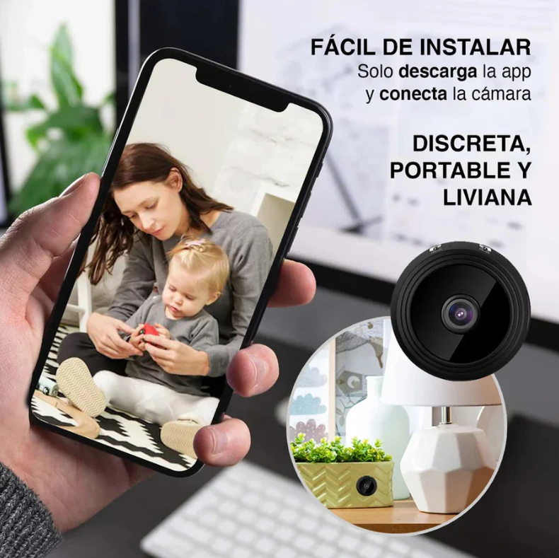 Mini Cámara Espía A9 4K Ultra HD