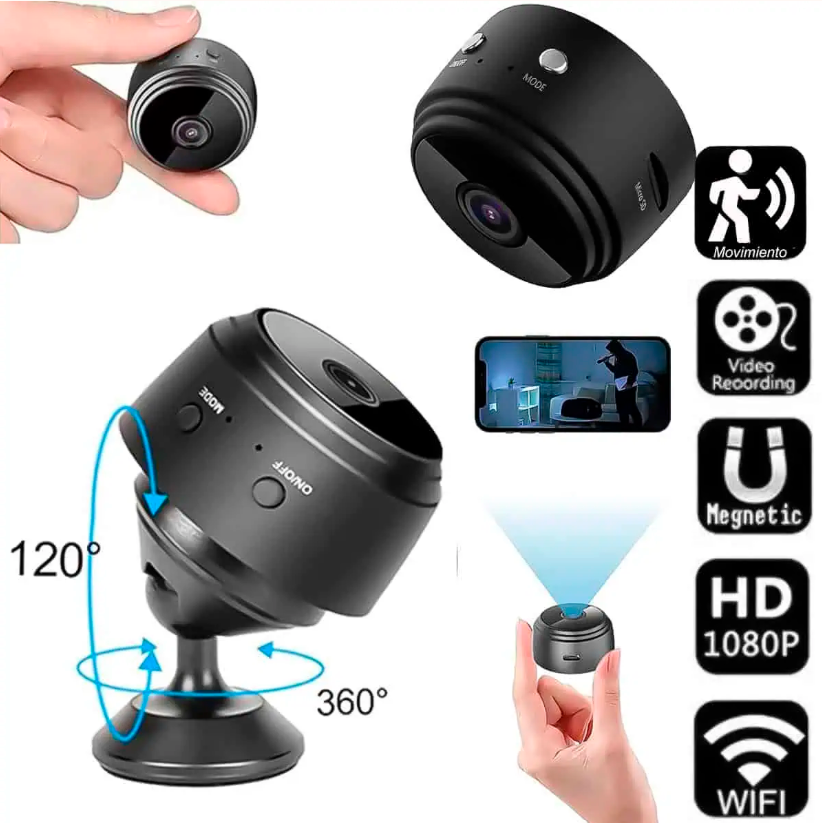 Mini Cámara Espía A9 4K Ultra HD