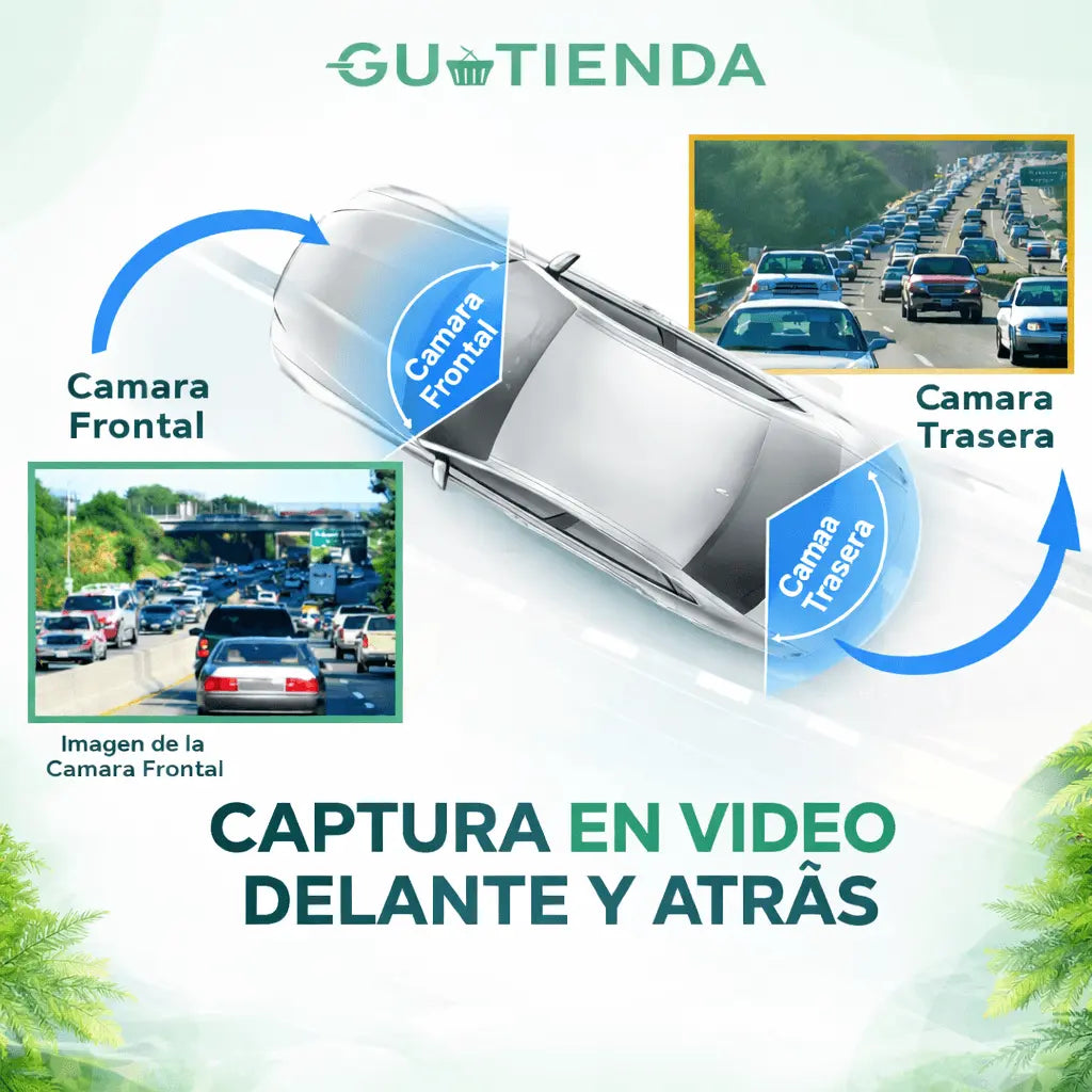 Espejo Retrovisor con Cámara Full HD para Auto