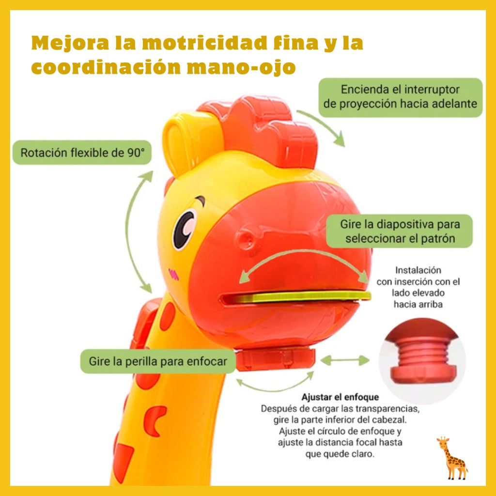 Proyector LED Infantil con Mesa de Dibujo Educativa
