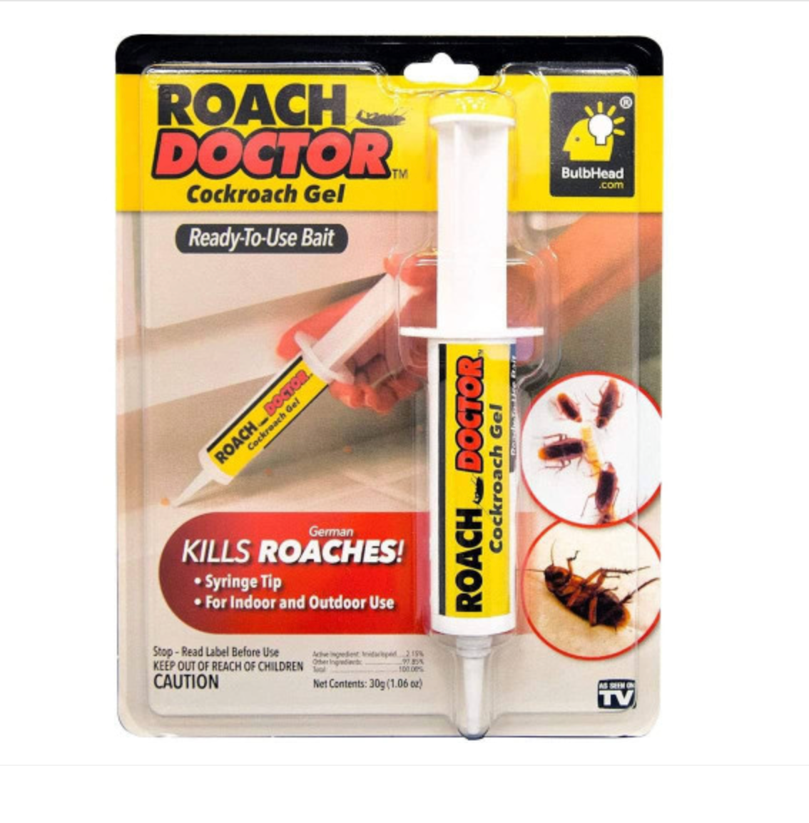 Roach Killing Gel – Gel Antiplagas para Cucarachas