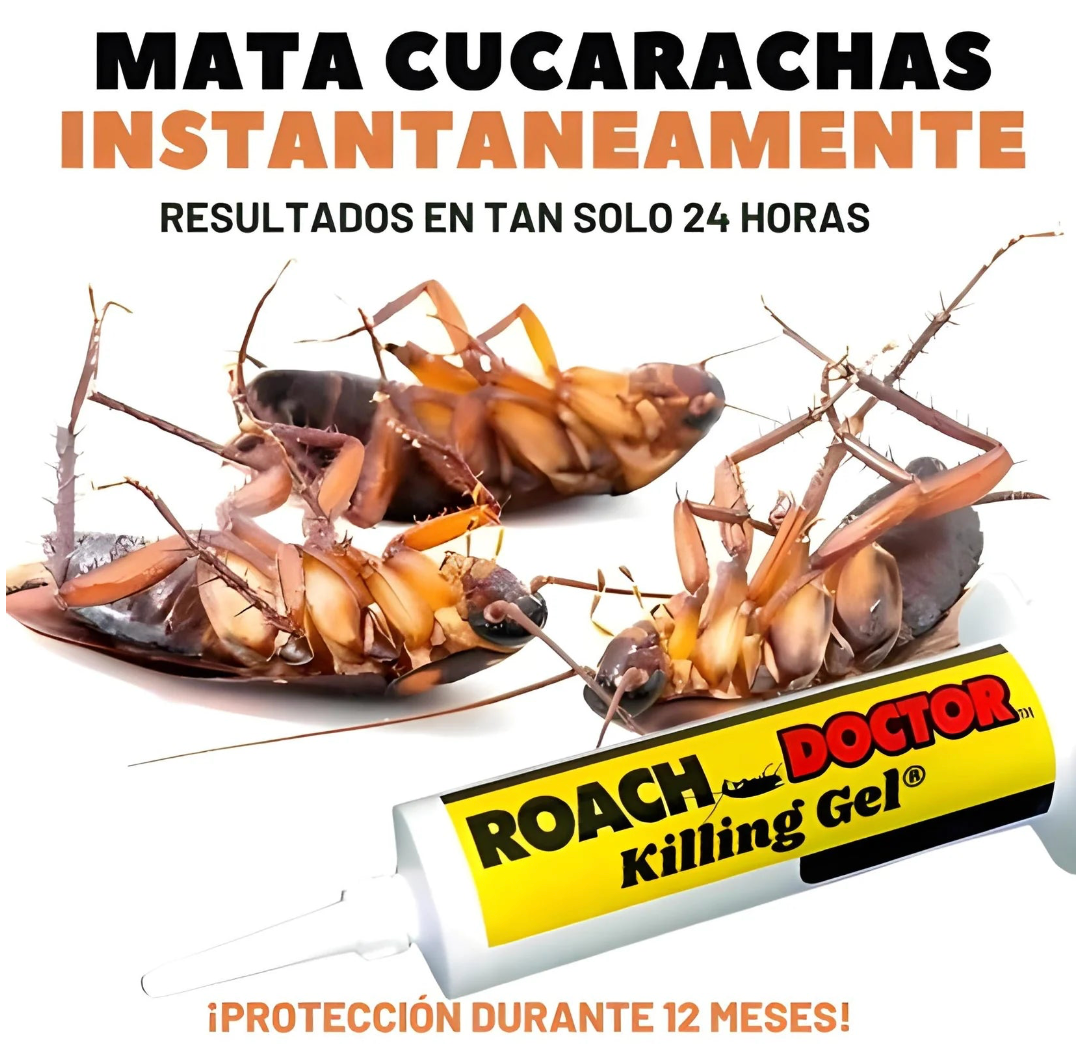 Roach Killing Gel – Gel Antiplagas para Cucarachas