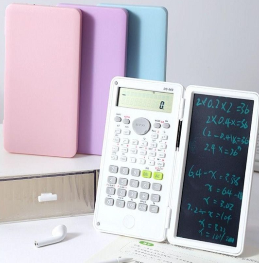 CALCULADORA CIENTIFICA CON NOTE PAD