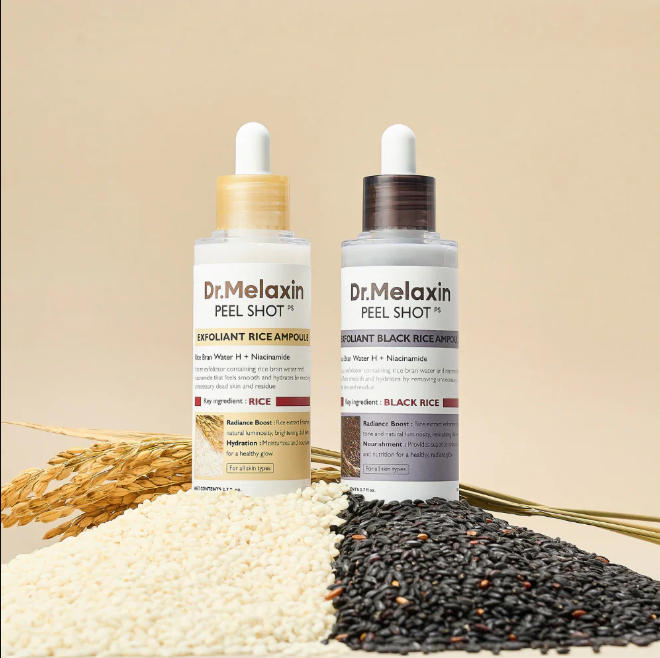 COMBO EXFOLIANT BLACK RICE , WHITE RICE