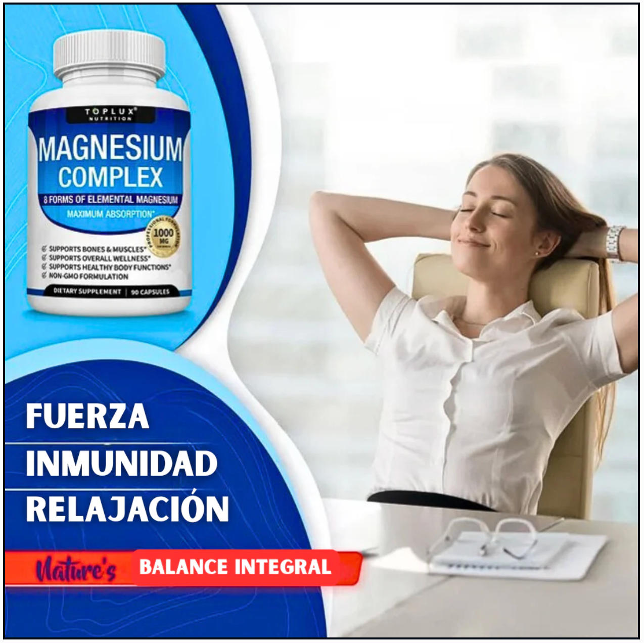 MAGNESIUM COMPLEX X 90 CAPSULAS ORIGEN