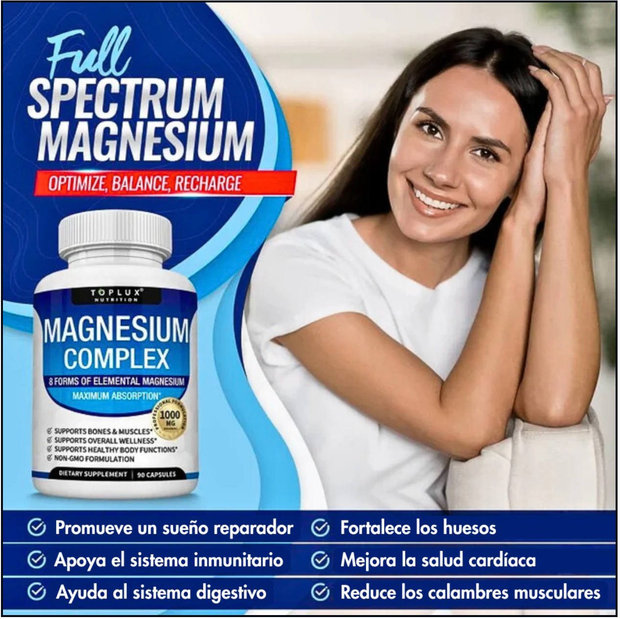MAGNESIUM COMPLEX X 90 CAPSULAS ORIGEN