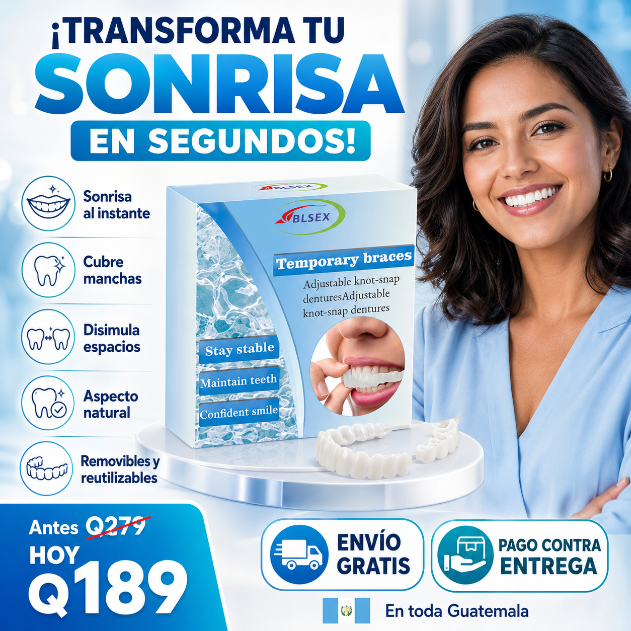 Carillas Dentales Removibles – Sonrisa Instantánea