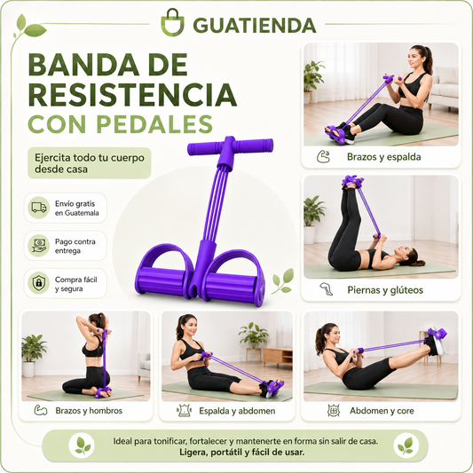 Banda Elástica Multifuncional con Pedales