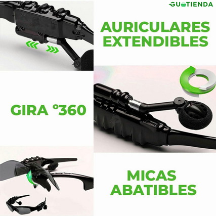 LENTES BLUETOOTH CON AUDIO
