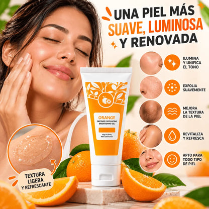 Gel Exfoliante de Naranja – Piel Suave, Lisa y Luminosa