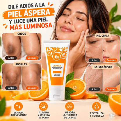 Gel Exfoliante de Naranja – Piel Suave, Lisa y Luminosa