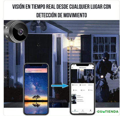 Mini Cámara Espía A9 4K Ultra HD