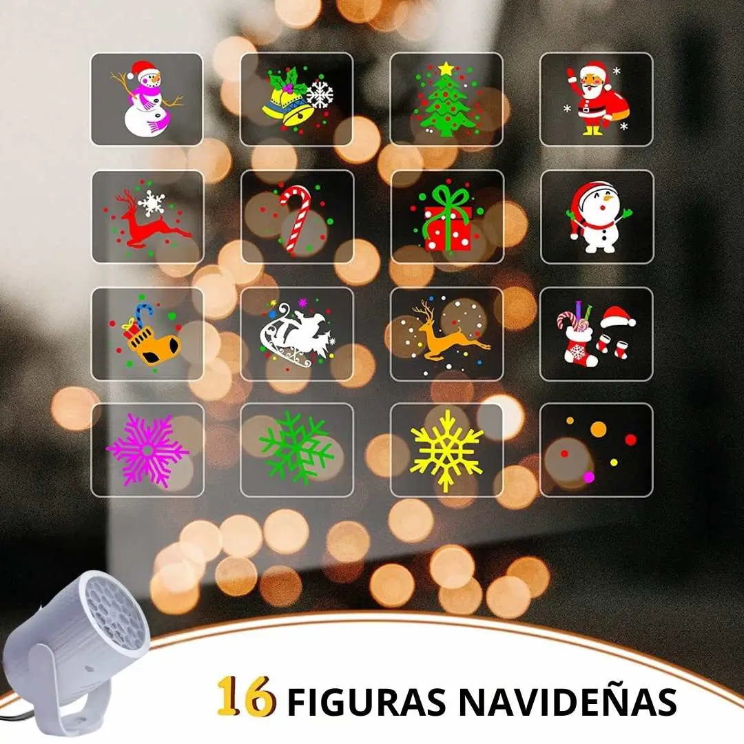 Proyector Navideño LED Impermeable 🎄