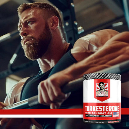 TURKESTERONE CON TONGKAT ALI 120 CAPS - ENVÍO GRATIS 💪