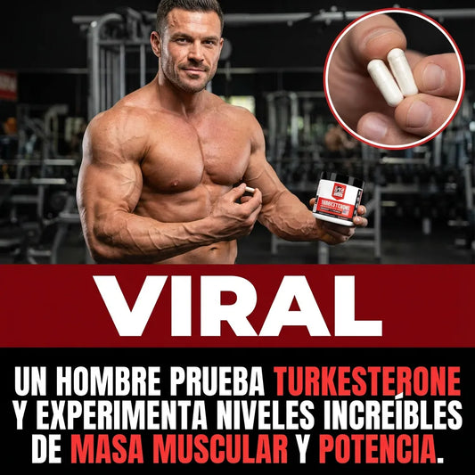 TURKESTERONE CON TONGKAT ALI 120 CAPS - ENVÍO GRATIS 💪