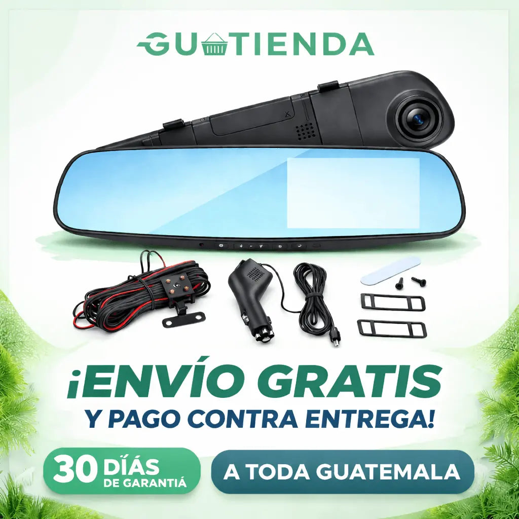 Cámara Retrovisor Inteligente HD Doble Cámara