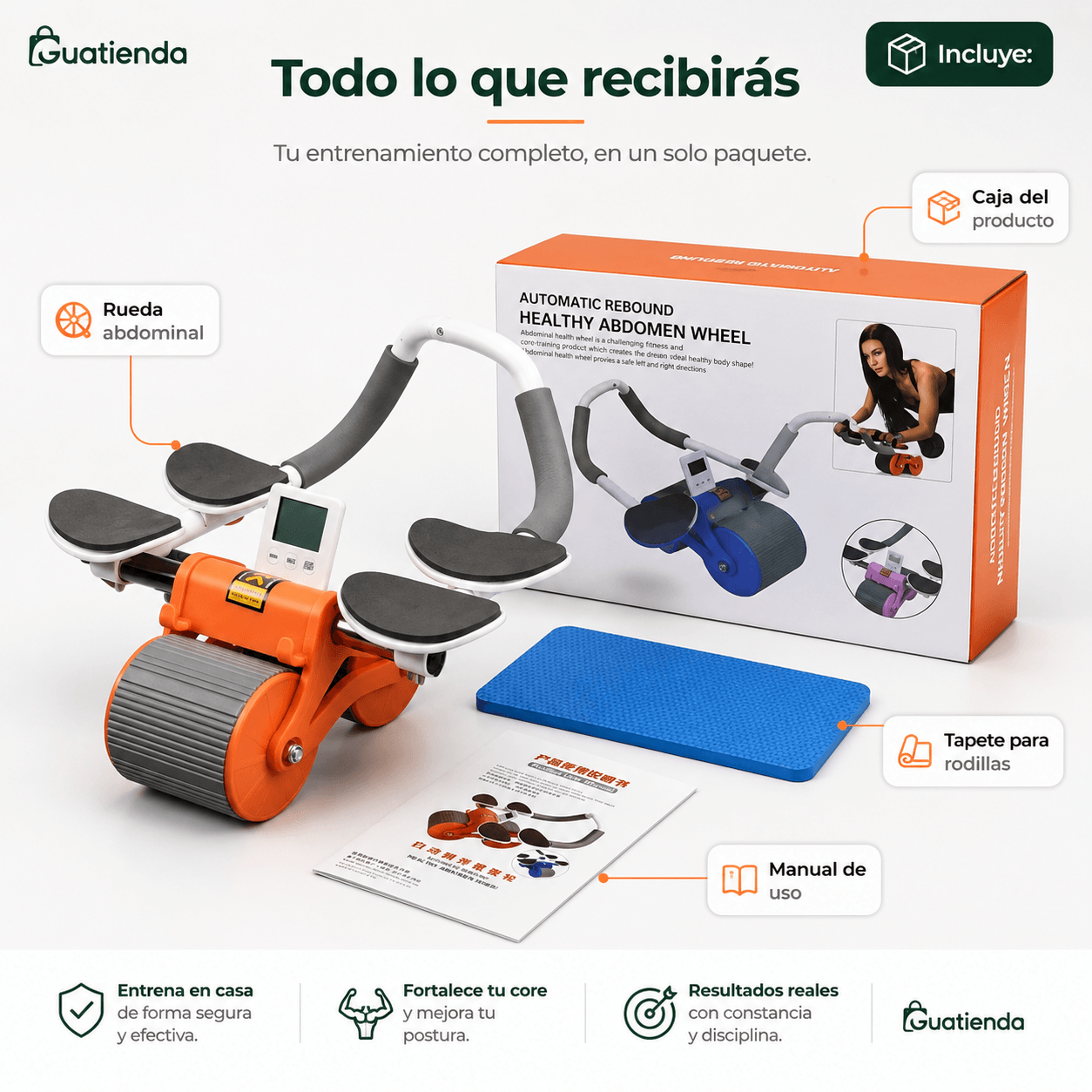 Rueda Abdominal Inteligente 🌟🌟 + ENVÍO GRATIS