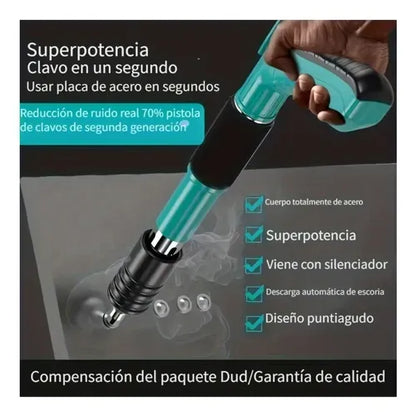 Pistola Remachadora Profesional para Metal, Madera y Concreto – Fácil y Potente