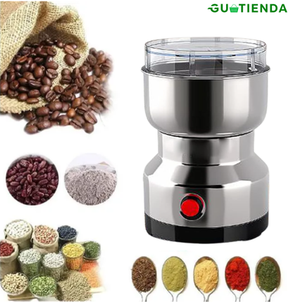 Molinillo de Cafe Inteligente Eléctrico de Acero Inoxidable – Potente, Compa