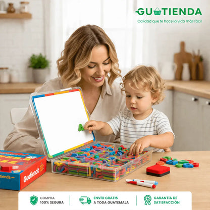 Kit Magnético Educativo para Aprender Letras y Números