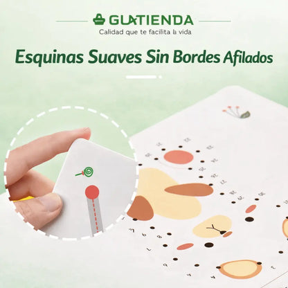 Kit Educativo Reutilizable para Niños – Números y Escritura (47 Páginas)