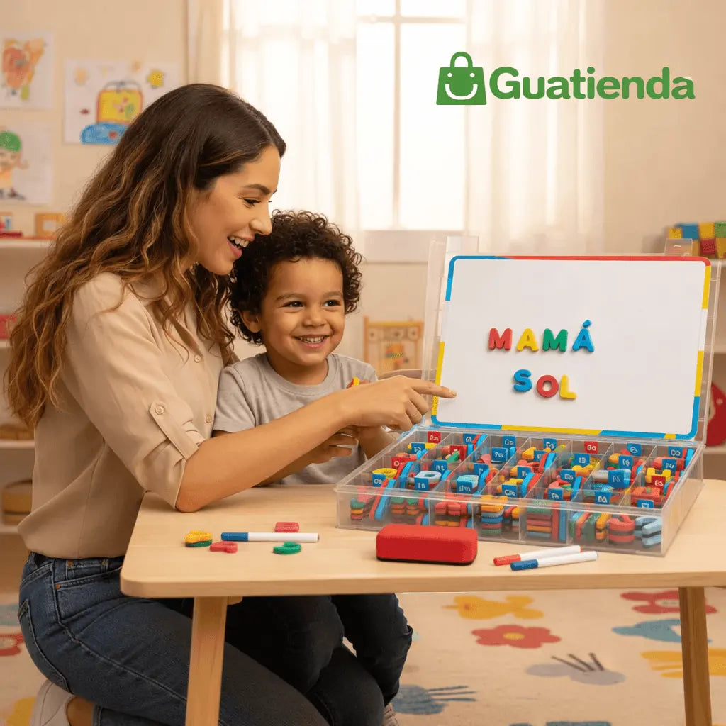 Kit Magnético Educativo para Aprender Letras y Números