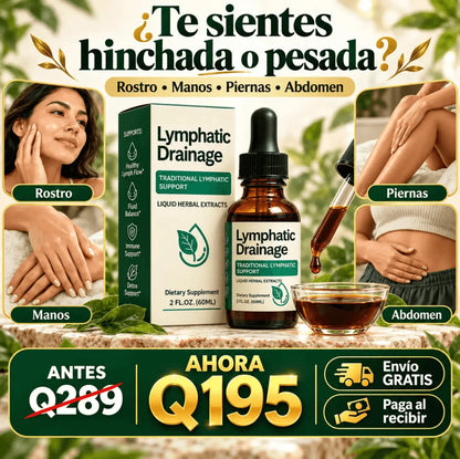 Lymphatic Drainage – Gotas Herbales para el Bienestar | 60 ml