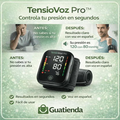 Controla tu presión en casa con voz en español
