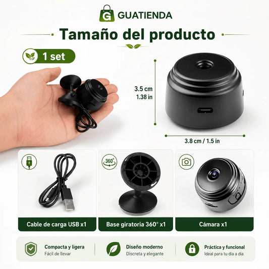 Minicámara de Seguridad A9 4K Ultra HD