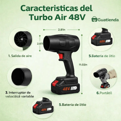 Turbo Jet 48V - Soplador Inalámbrico Profesional